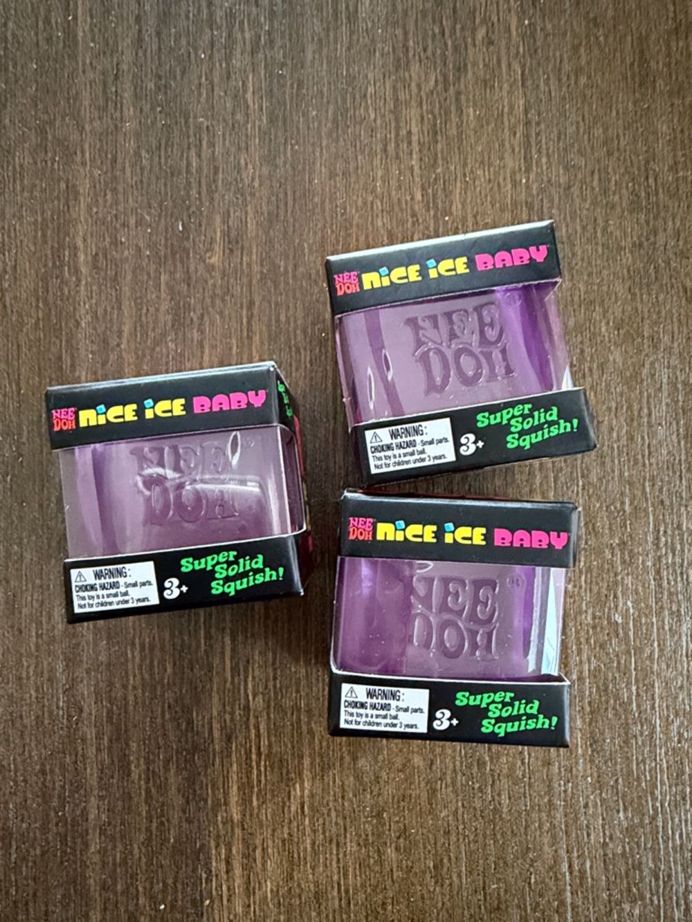 NeeDoh Nice Ice Baby Purple Squishy - ONE